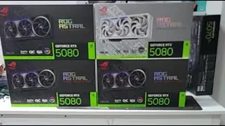 LLEGARON LAS RTX 5080 ASTRALES !!