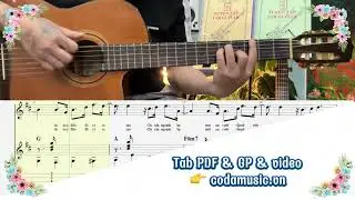 NĂM QUA Đ&Atilde; L&Agrave;M G&Igrave; / B&ugrave;i C&ocirc;ng Nam / Guitar cover k&egrave;m tab / Hải Cường Guitarist