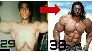 Sangram Chougule Indian Monster TRANSFORMATION 2018( 20 - 38 years age) |BetterYou fitness