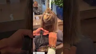 Sharp Bob Refresh at Michael Van Clarke  #bobhaircut #sharpbob  #shorthaircut