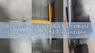 Recensione del BORA Portamate supporto pm-5093 Tri funzione piedistallo 28,6 cm in acciaio lucido 6