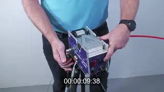 How fast can Morten blow 10 m with NanoFlow MAX?