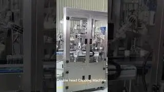Automatic Screw Capping Machine for Glass Bottle , Dual Head Capper Machine , Spice Bottle Capper