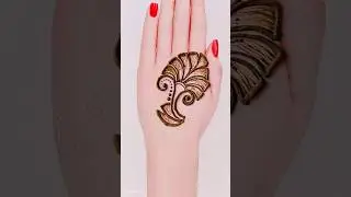 easy mehendi design| #shortvideo #simple #trending #hennatatto #mehndi #viral #heena#backhandmehndi
