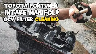 Toyota Fortuner Intake Manifold and OCV Filter Cleaning