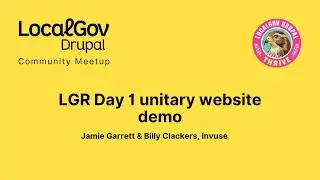 LGR Day 1 unitary website demo