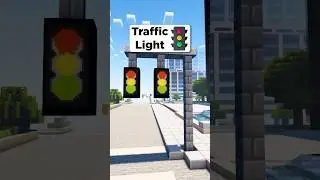 Minecraft Traffic Light🚦 #shorts