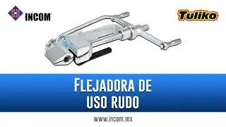 Flejadora de uso rudo marca Tuliko | Instalaci&oacute;n a&eacute;rea | Flejado de poste