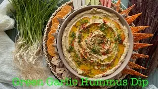 Green Garlic Hummus Dip  | Easy Cooking | Home Recipes | LoveBites