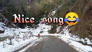 Snow Vlog⛄️🌨️|Way to View tower|Slippy Road!Lots of fun😁[Watch till the end]ॐ नमो शिवाय्🙏जय महाकाल्🔱