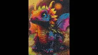Completed Diamond Painting #diamondpainting
