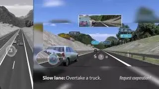 Trade-off: cooperative driving is a strategic game