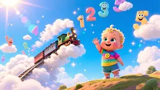 Learning Numbers on the Train | Fun Counting Song for Kids | Playful Train Adventure 🚂🔢