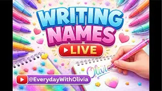 Saturday Evening Writing Names Live!