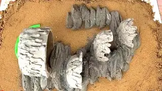 DIY waterfall with cement | Simple way you can do it like me/ Good idea for a garden