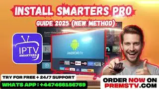 Install IPTV SMARTERS on ANDROID SMART TV !! 🔥#BestIPTV2025