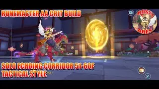 Runemaster AA Crit Solo Echoing Corridor 51-60F | Tips & Tricks | Ragnarok M Eternal Love