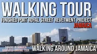 Walking Tour Finished Port Royal Street Revetment Project Jamaica