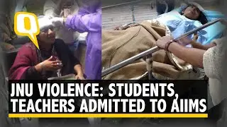 At Least 24 JNU Students Admitted to AIIMS After Mob Attack on Campus | The Quint