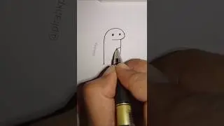 Cute Stick figure making a heart doodle | Things to draw when bored Pt. 50 #draw #drawingtutorial