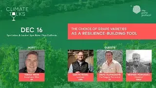 CLIMATE TALKS: The Choice of Grape Varieties as a Resilience Building Tool