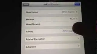 Apple AirPort Utility on iPad/iPhone - Part 2