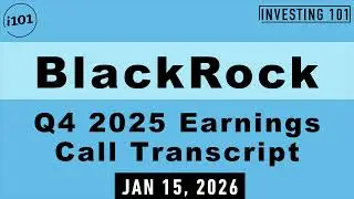 BlackRock Q4 2025 Earnings Call Transcript