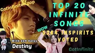 GotInfinite Countdowns - Top 20 INFINITE Songs [INSPIRITS VOTE]