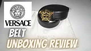 VERSACE LA MEDUSA BELT CLASSIC (BLACK) UNBOXING/ REVIEW