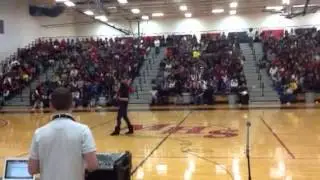 Bri TenBrink Manvel High School Talent Show 2013 Girl on Fi