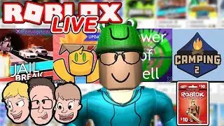 Unboxing Simulator CODES, Camping 2 ENDING, Jailbreak & More! Roblox LIVE with Schlamaddy | Robux