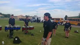 Champlin Park High School and 728 Cadets Drumline | Combined Warm-up 2018