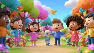 Kindness Parade Song for Kids | Good Manners & Sharing Song, Nursery Rhyme & Baby Songs 💖