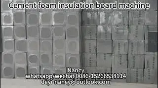Cement Foam Insulation Board Machine Lightweight Foam Concrete Block Production Line