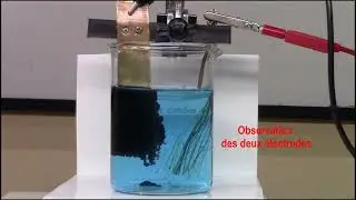 Électrolyse à anode soluble: Sulfate de cuivre II.