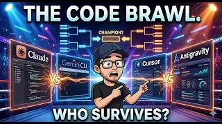 Cursor vs. Claude Code vs. Gemini CLI vs. Antigravity: The ULTIMATE CODING BRAWL!