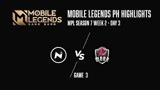 NXP (Nexplay eSports) vs WORK (Work Auster Force) | Game 3 Highlights | MPL PH S7W2D3