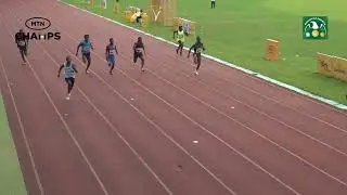 John CALEB Wins 100m Heat 16 (U20 Men) at MTN Champs Benin with 10.53s PB