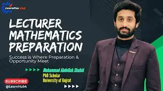 Welcome  to Mathematics Preparation world || Subject Specialist || LearnFun Hub