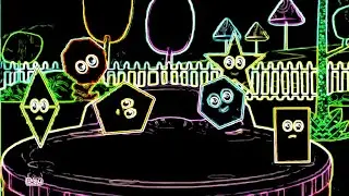 6 Little shapes jumping on the playground effects // Sponsored By: Klasky Csupo Effects 