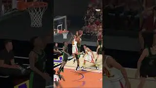 Eiji Sawakita Posterized Two Players of Team Jabberwock - NBA 2K22 Slam Dunk x Kuroko no Basket Mod