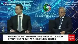 FULL Elon Musk Makes Shocking Future Predictions At U.S.-Saudi Arabia Forum Alongside Jensen Hu