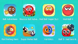 Ball Adventure, Bounce Ball Adventure, Red Ball Super Run, Red Ball 4 and More Red Ball Games