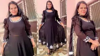 Part-2| Umbrella Kurti with Sindhi Embroidery & Mirror Work | सिंधी कढ़ाई Umbrella कुर्ती कैसे बनाएं