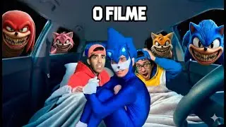 SONIC, AMY, TAILS, KNUCKLES COMEM MA&Ccedil;A ESTRAGADA E SE TRANSFORMAM EM VERMES NA VIDA REAL - O FILME