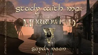 Study with Me: Morrowind | Seyda Neen [25/5 Pomodoro Timer]