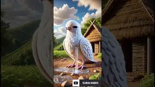 Hungry farmer eats all his chickens' eggs to make an 😱omelette#sandwich#ai #pigeon #hen#aivideo