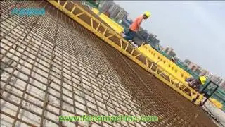 FTS600 gasoline concrete truss screed machine for concrete road project!