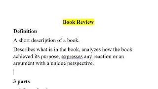 How to write a Book Review? By Asghar khan