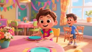 Helping Mom in the Kitchen | Fun Family Song for Kids | Cooking with Mom